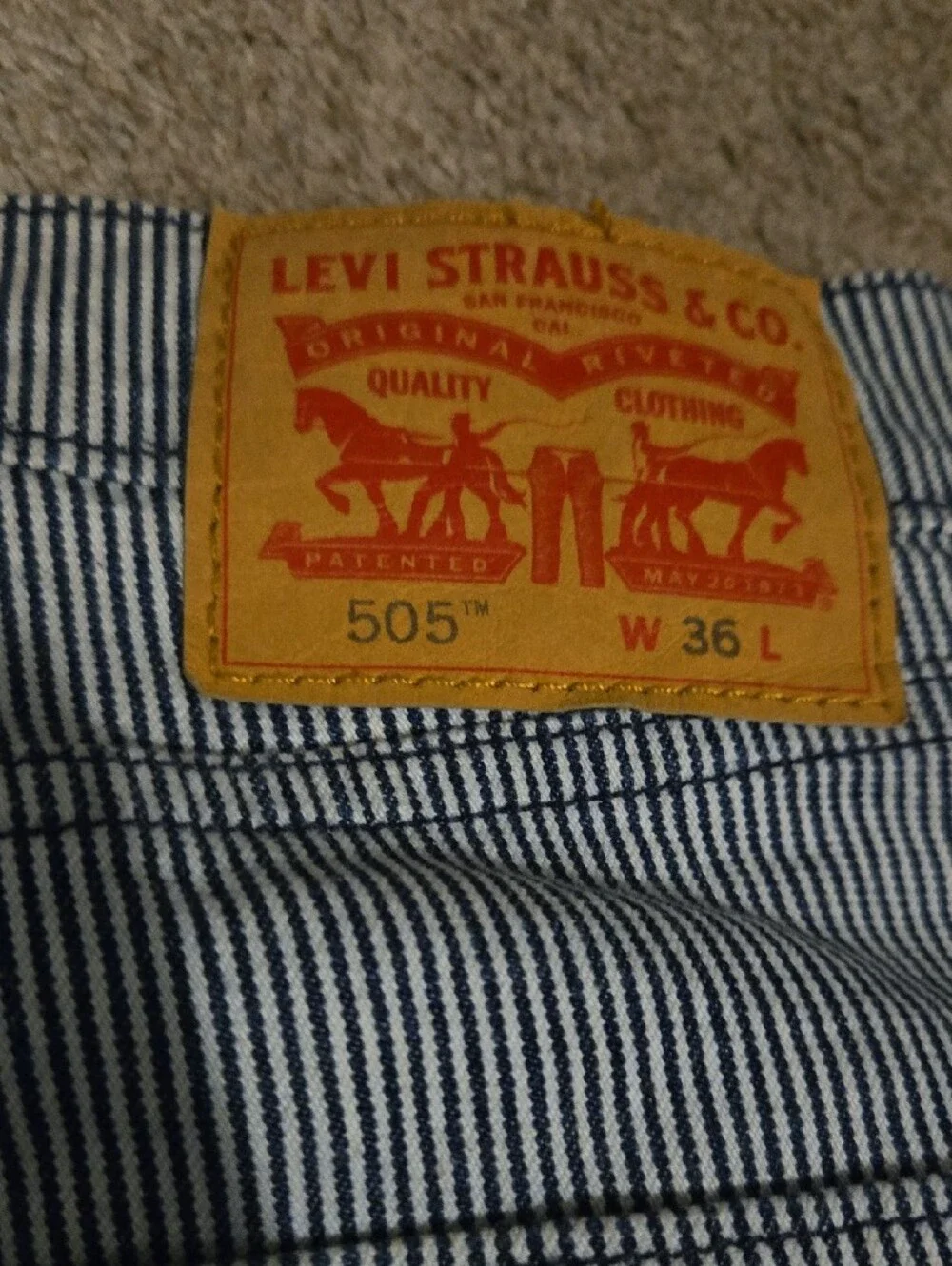 Levis levi denim